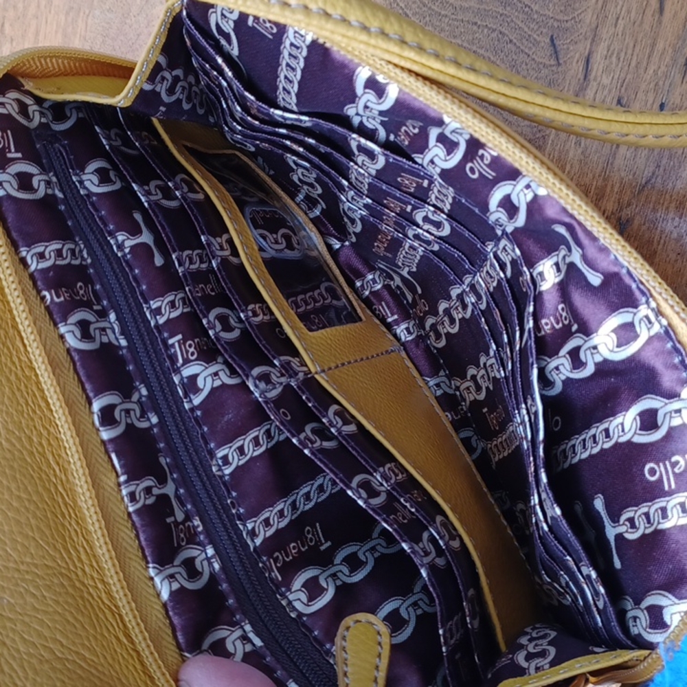 Vintage Tignanello Leather Crossbody Purse - Picture 2 of 11